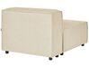 Linen 1-Seat Section Beige APRICA_860327