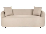 Sofa AMAL mit Ottomane Stoff Beige_1145664