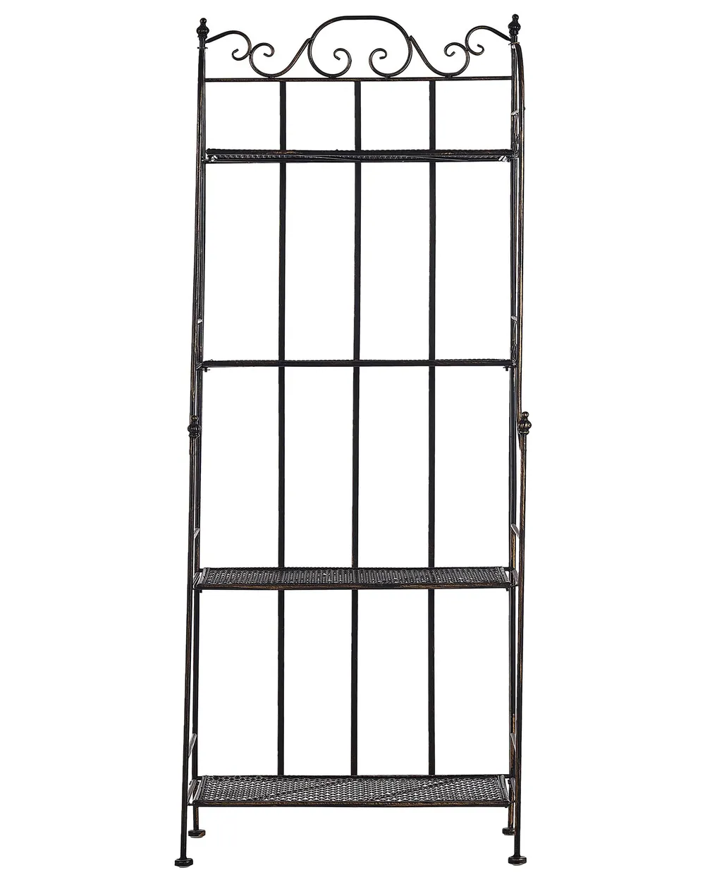 Regał ISERNIA 61 cm 155 cm Metal Czarny_791364