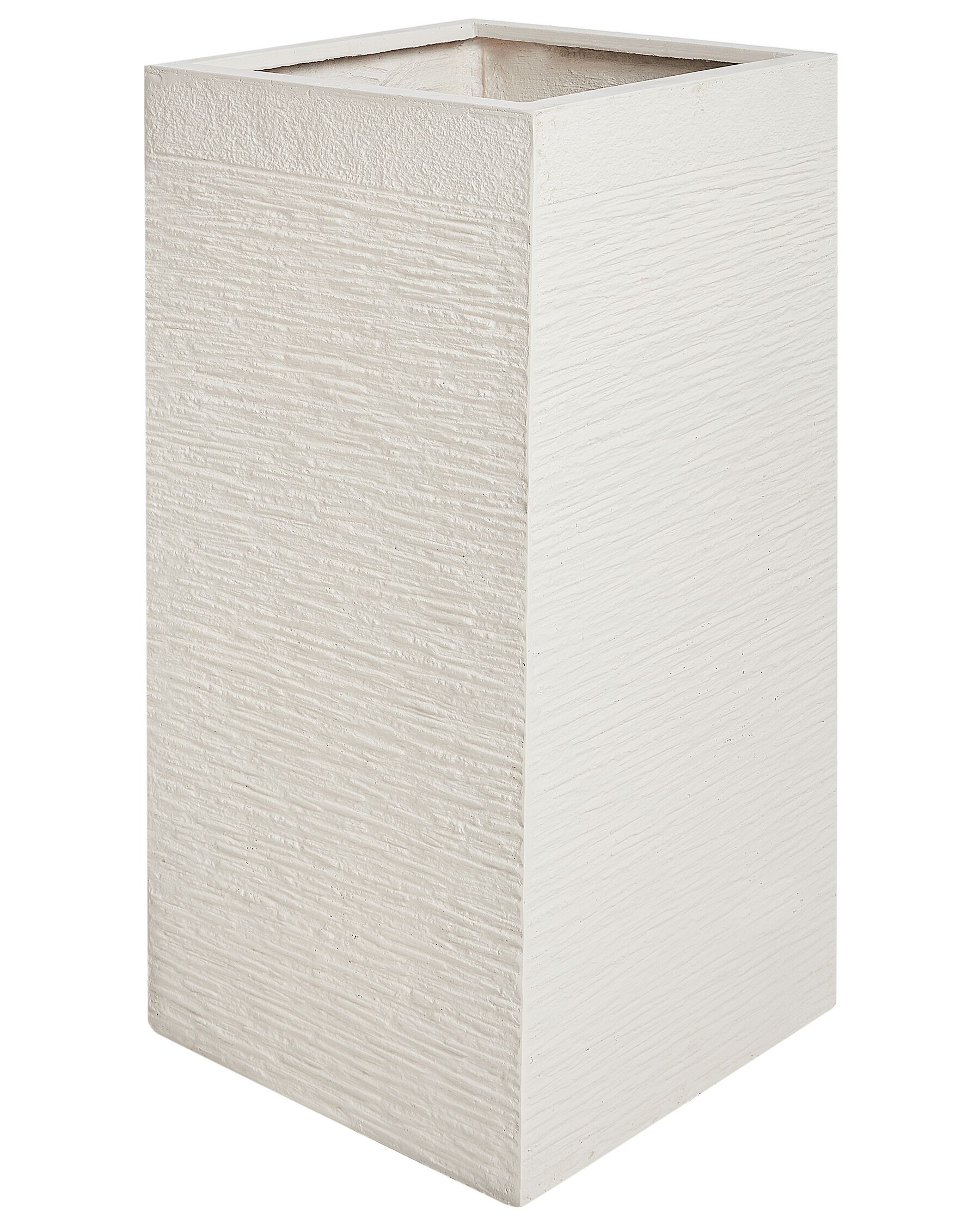 Vaso em fibra de argila creme claro 40 x 40 x 77 cm DION_700848