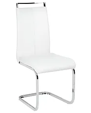Lot de 2 chaises de salle à manger GREEDIN Cuir PU Blanc_1156876