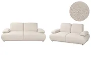 Set da salotto 5 posti NACKA Bouclé Beige_1056850