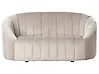 Sofa 2 Seater MALUNG Velvet Beige