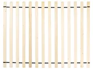 Bett mit Lattenrost Holz CHAMPAGNAT 140 x 200 cm Hellbraun_960474