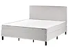 Divan Bed Fabric COUNTESS 180 x 200 cm (EU Super King) Light Grey