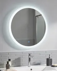 Lustro łazienkowe LED YSER 58 cm 58 cm Srebrny_748428