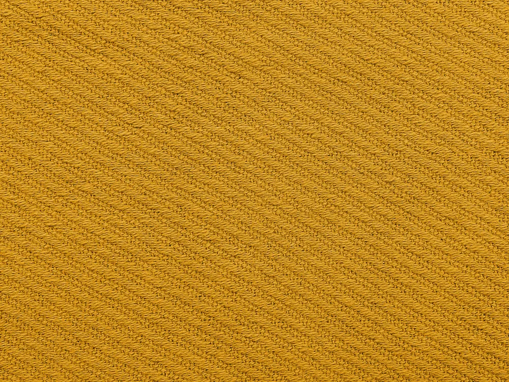 Koc YARSA Bawełna 125 x 150 cm Musztardowy_839749