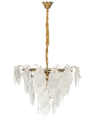Chandelier ACARIGUA Glass Brass_1005920