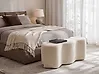 Upholstered Bench LITTLETON Boucle Off-White