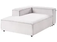 Modular Corner Sofa 5 Seater ARDAL Corduroy Off-White Left Hand_1008140