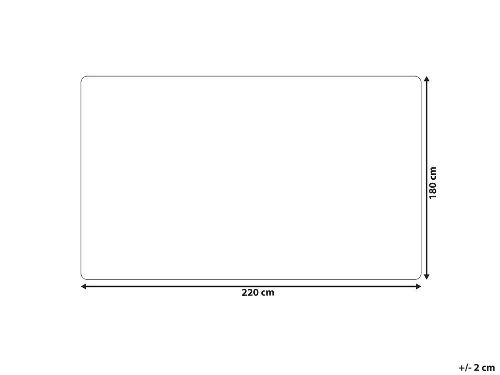 Koc TANTAN 180 x 220 cm Burgundowy_812593