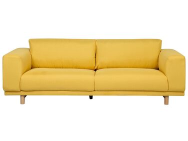 3-istuttava sohva kangas keltainen NIVALA