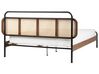 Wooden EU Super King Size Bed Dark BOUSSICOURT_931144