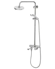 Set doccia con miscelatore e soffione a pioggia GURARA Argento_797926