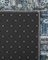 Teppich grau / blau 60 x 200 cm orientalisches Muster Kurzflor KOTTAR_831402