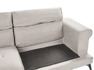 Living Room Set 5 Seater SKIVE Fabric Taupe_947666