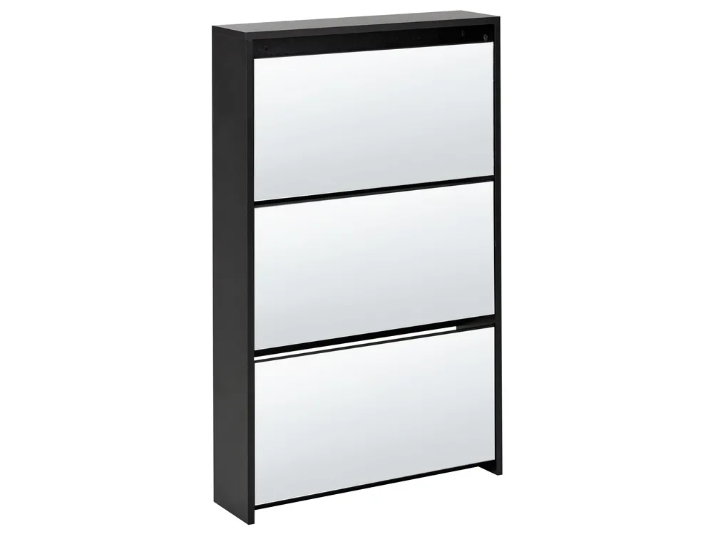 Shoe Storage Cabinet MIDFIELD Black - Main Image
