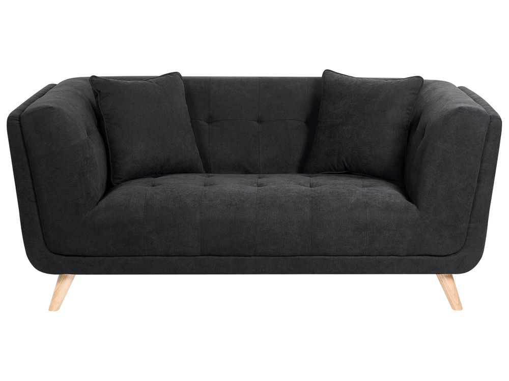 Sofa 2 Seater HABO Fabric Black