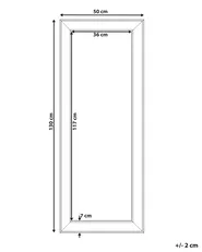 Specchio BUBRY 50 cm 130 cm Argento_756707