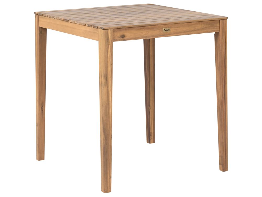 Mesa bistrô CHIOGGIA 70 cm 70 cm Madeira de Acácia certificada Castanho claro