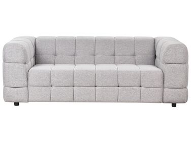 3 Seater Fabric Sofa Grey MULLOLA