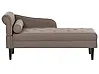 Vänstervänd schäslong YVOIRE Taupe