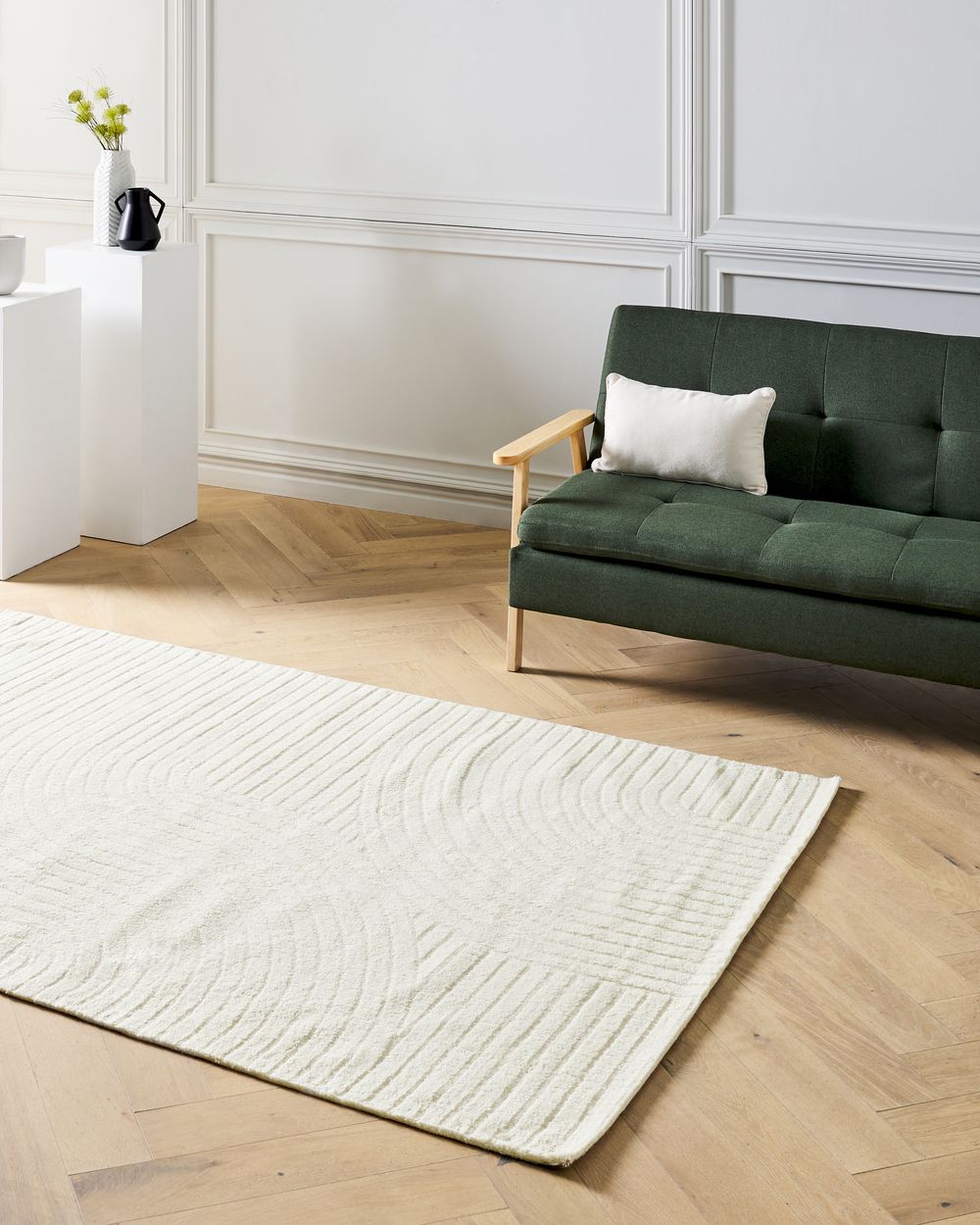 Rug DAGARI Beige 160 x 230 cm Wool
