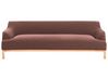 Sofa 3 Seater SOSJO Fabric Burgundy