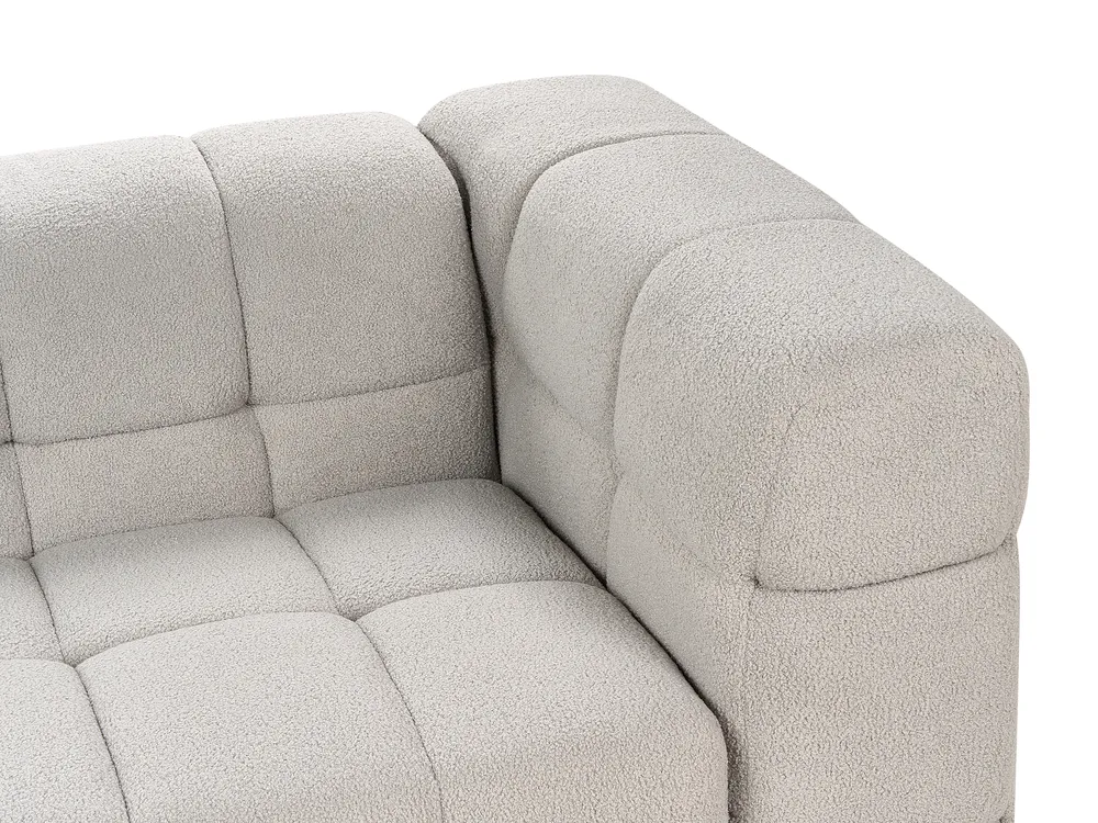 Sofa 3 Seater MULLOLA Boucle Grey_920562