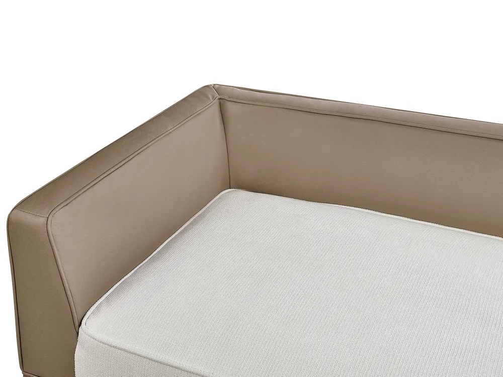 Corner Sofa 3 Seater MYKEN Fabric Off-White Left Hand_939619