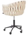 Sedia da ufficio beige MILAN_932415