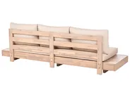 Set da giardino con tavolo 5 posti MARETTIMO Legno di acacia certificato Beige_1154146