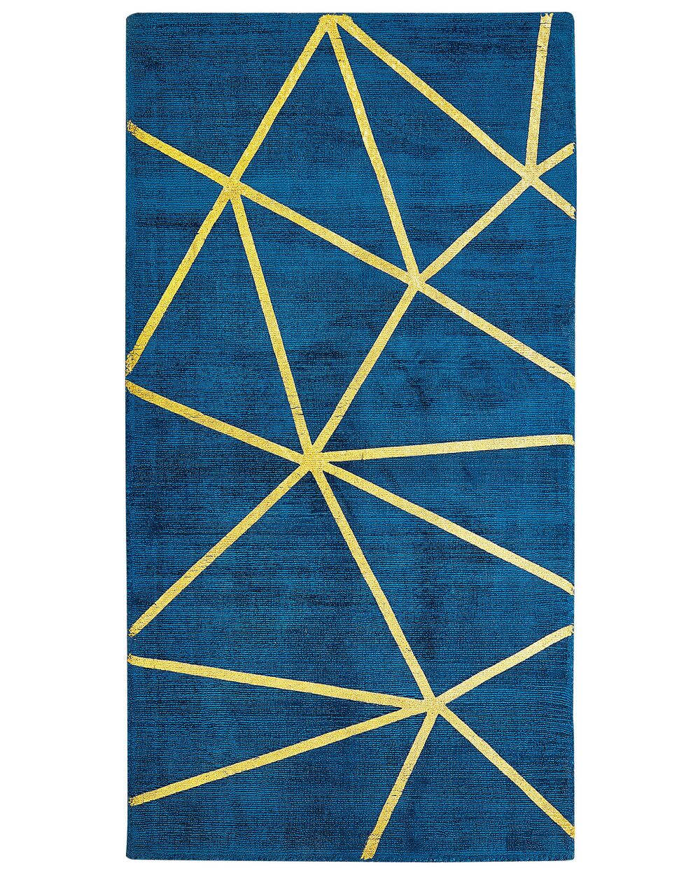 Teppich HAVZA Blau 80 x 150 cm Viskose