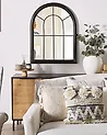Wall Mirror EMBRY 69 cm 89 cm Metal Black