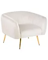 Armchair LACONIA Velvet Off-White