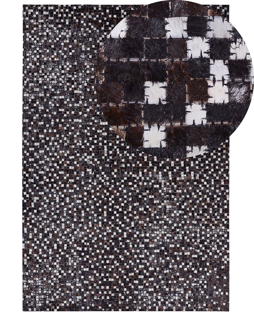 Tappeto AKKESE Marrone 140 x 200 cm Pelle naturale