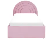 Kids Ottoman Bed ANET Velvet Pink 90 x 200 cm (EU Single)_860720