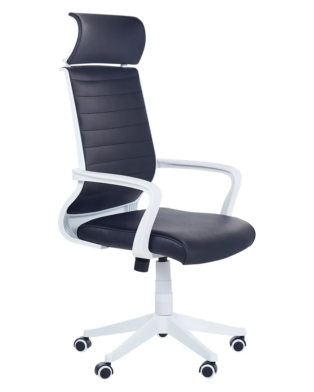 Office Chair LEADER Faux Leather Black
