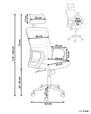 Office Chair MONARCH Pastel Pink_1047640