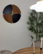 Zegar ścienny ARAMON 60 cm Brązowy/ czarny_1001229