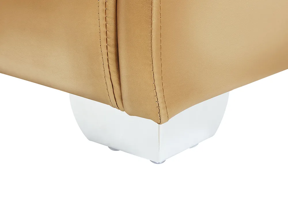 Bed Leather PARIS 160 x 200 cm (EU King Size) Gold_781110