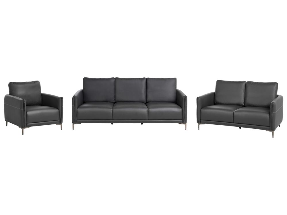 Set de living cu 6 locuri CILENS Negru