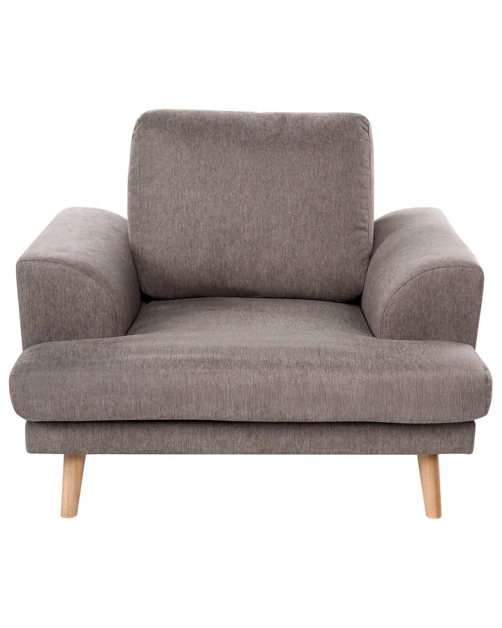 Armchair KILDAL Fabric Brown_1058389
