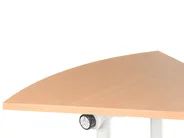 Foldable Corner Desk Module CAVI 90 cm 64 cm Brown_1030816