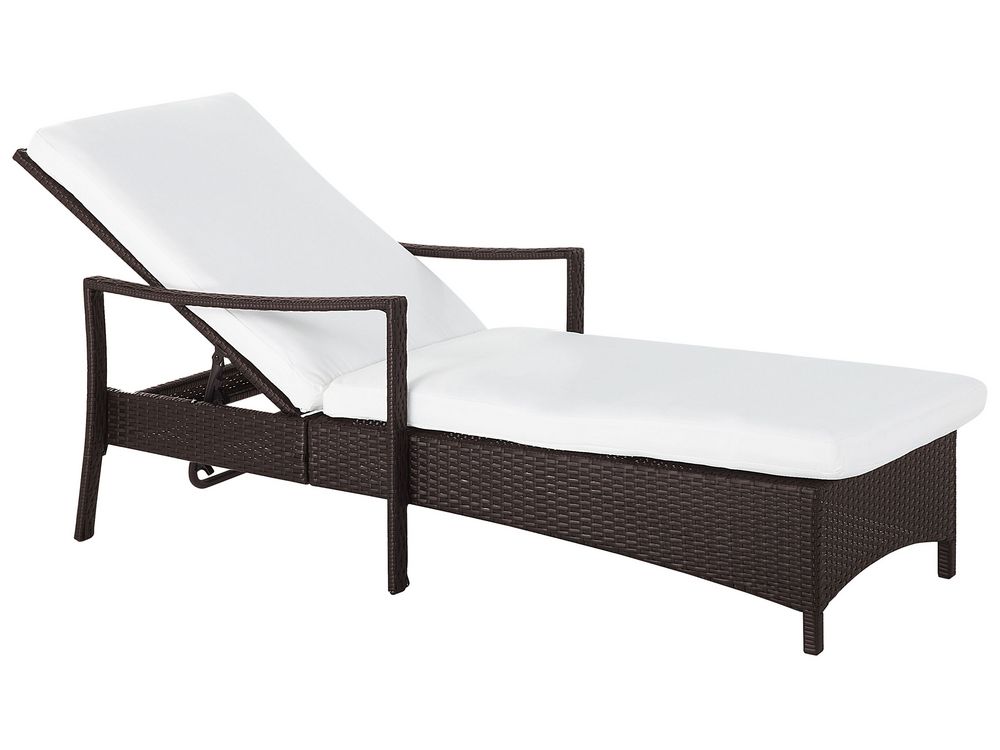 Transat avec coussin VASTO Polyrotin Marron
