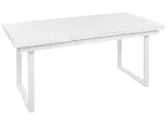 Set da pranzo da giardino 8 posti VALCANETTO/GROSSETO Metallo Bianco_938322