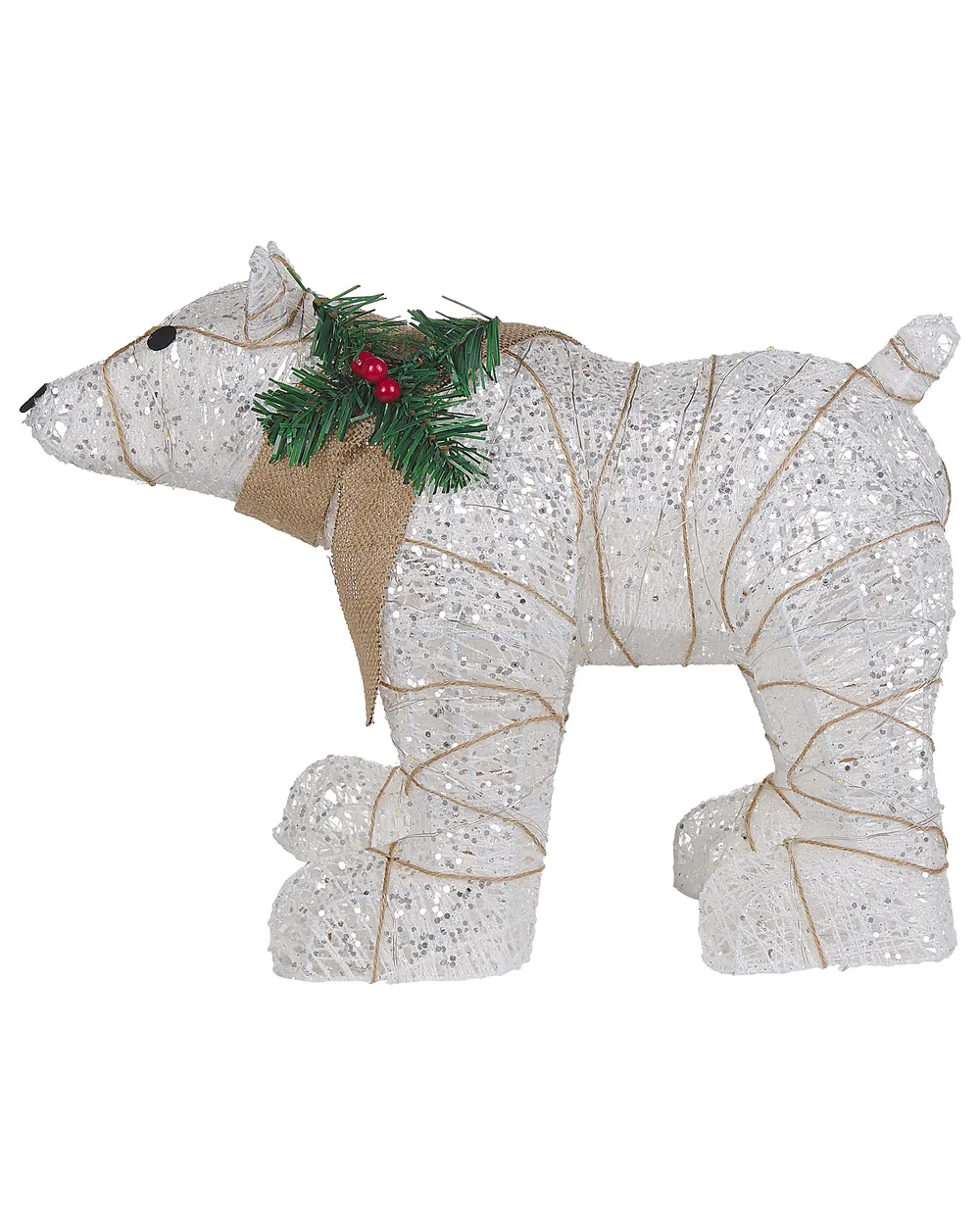 Outdoor Decoration LED SIVULA 34 cm Bear White_812531