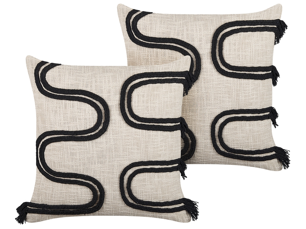 Black and cream throw pillow shop