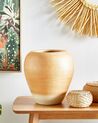 Terakotová dekorativní váza 34 cm oranžová/béžová SKIONE_850848