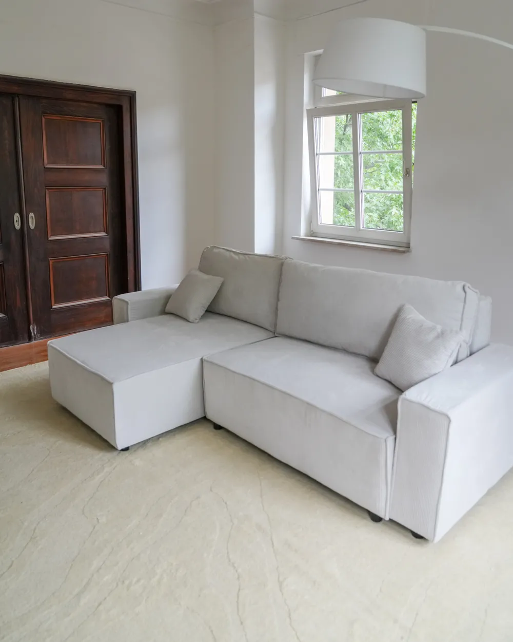 Rug SASNAK Beige 300 x 400 cm Wool_1020489